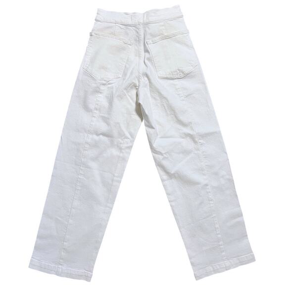 Madewell The Emmett Wide-Leg Crop Jean: - Picture 2 of 5